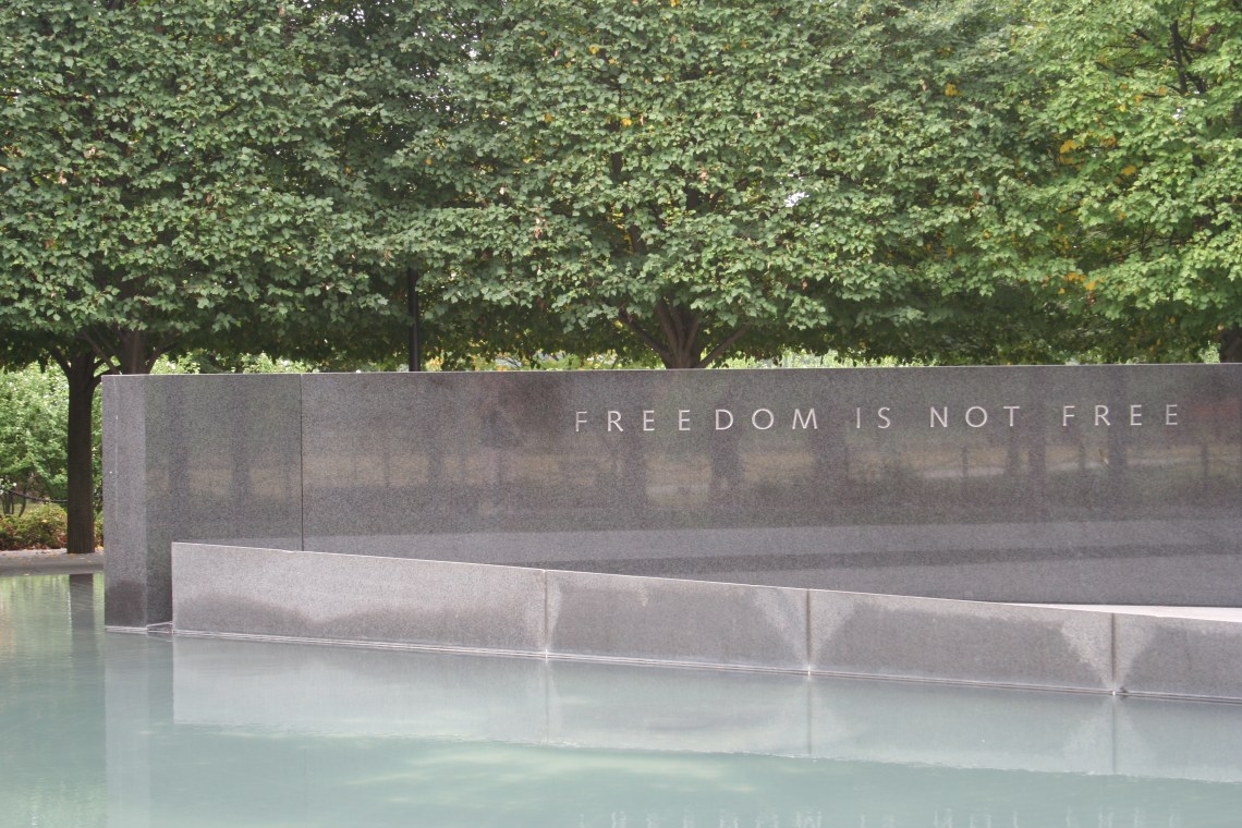 Freedom is not free