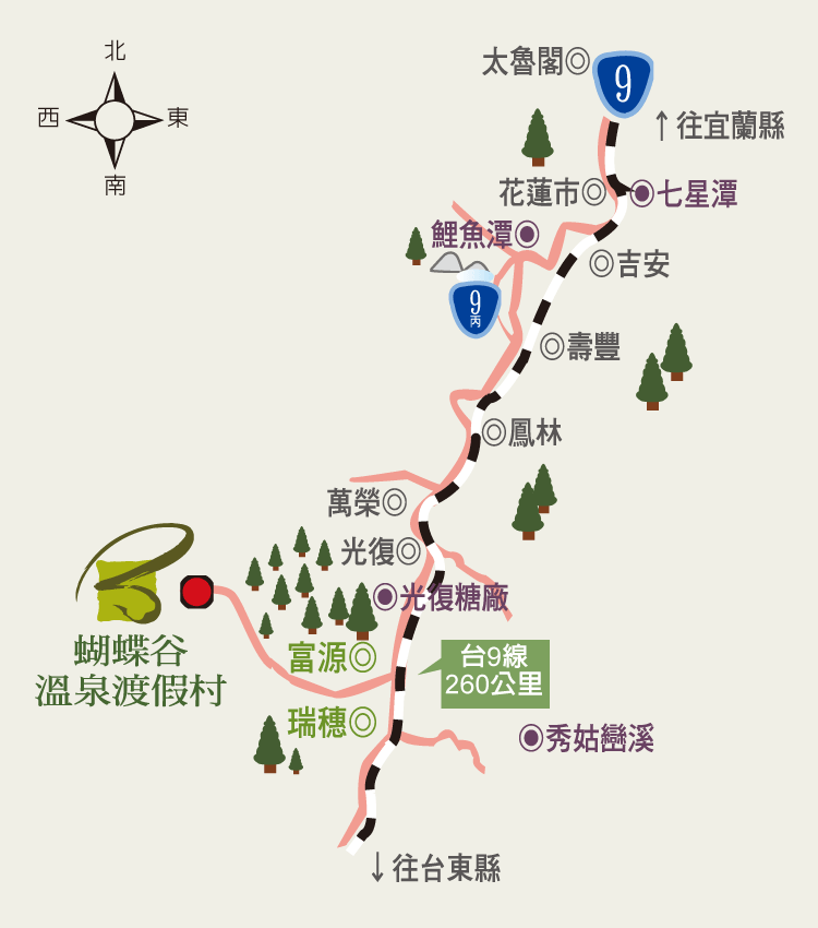 Butterfily Valley Resort Map2